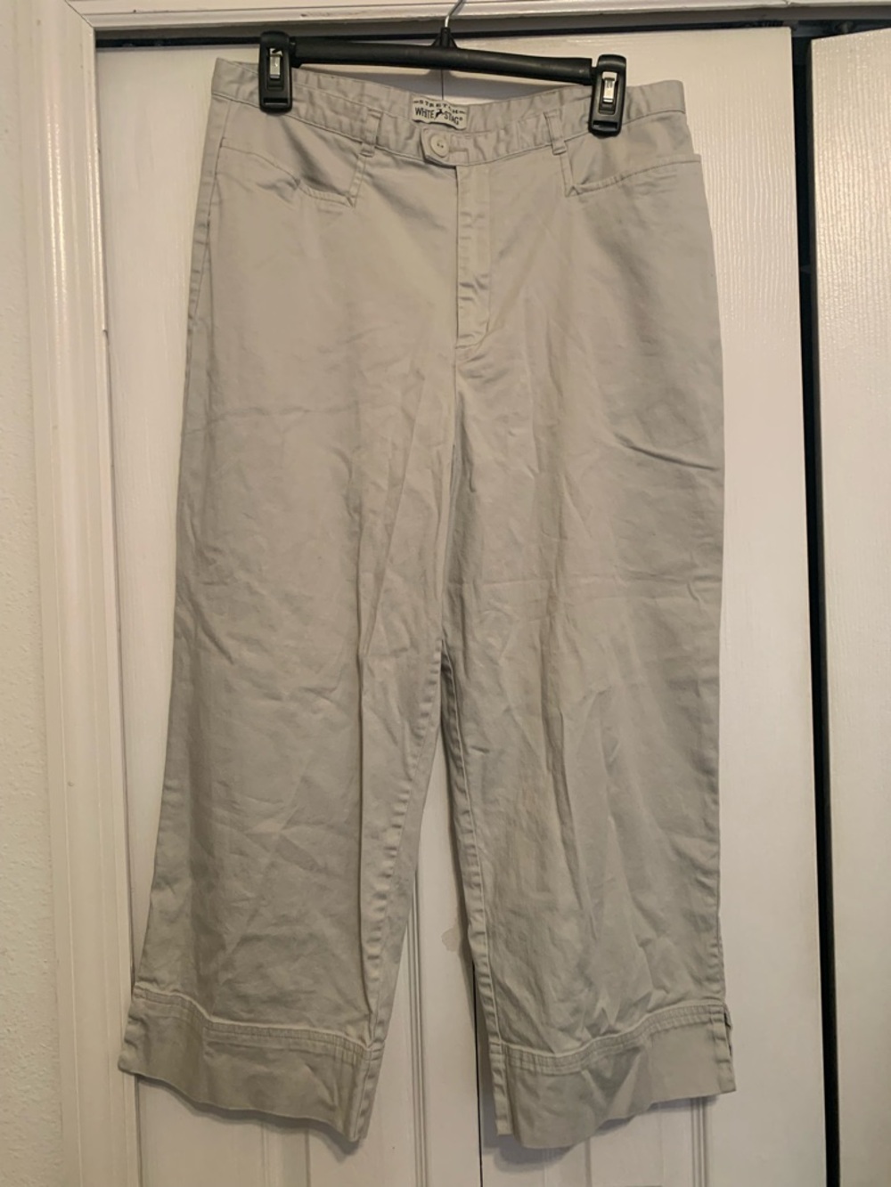 Vintage/Y2K White Stag Cotton Capri Pants Women’s size 14